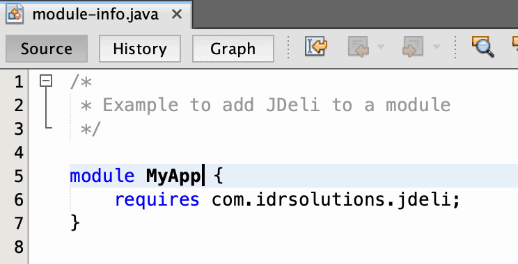 module info Java